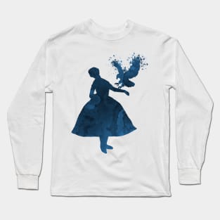 A girl with an eagle Long Sleeve T-Shirt